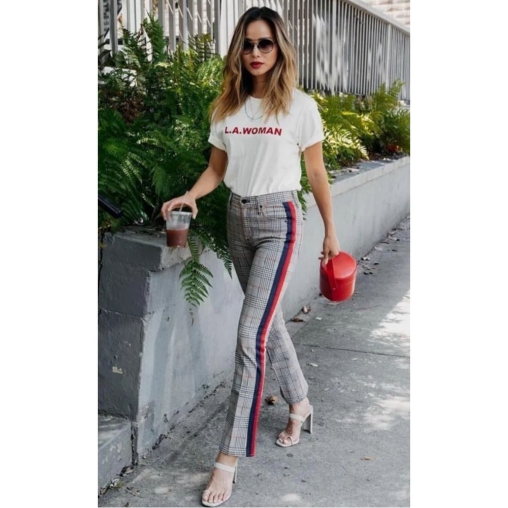MOTHER | NWT The Insider Ankle Pant in Happy People Read And Drink Coffee, Sz 25